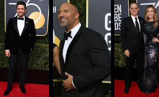 Men in Solidarity at Golden Globes