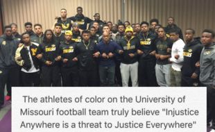 Missouri football team protesting