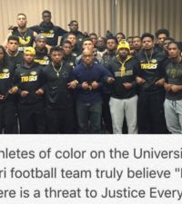 Missouri football team protesting