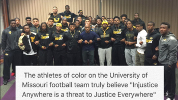 Missouri football team protesting